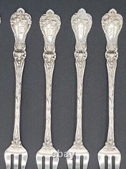 12 Alvin Majestic Sterling Silver Cocktail Seafood Oyster Forks No Lowest Price