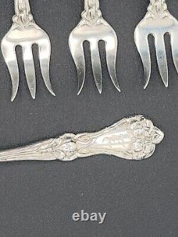 12 Alvin Majestic Sterling Silver Cocktail Seafood Oyster Forks No Lowest Price