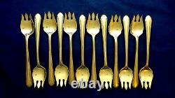 12 Alvin Romanique Sterling Silver Ice Cream Forks Price For All