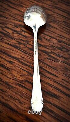 12 Alvin Sterling Silver Romantique Demitasse Spoon Set 4 1/4 4.16 Troy Oz