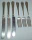 1910 Alvin'maryland' Sterling 3-dinner Forks 3-knives Mono