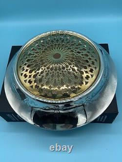 1917 Alvin American Sterling Silver Centerpiece Flower Frog Bowl