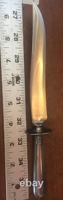 1931 Alvin Sterling Silver Handled Meat Carving Knife Fork