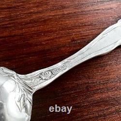 2 Alvin American Art Nouveau Sterling Silver Demitasse Spoons Raphael 1902