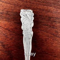 2 Alvin American Art Nouveau Sterling Silver Demitasse Spoons Raphael 1902