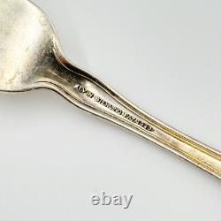 2 Alvin Sterling Silver Dinner Forks 1940 Chateau Rose Pattern 7-1/4