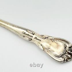 2 Alvin Sterling Silver Dinner Forks 1940 Chateau Rose Pattern 7-1/4