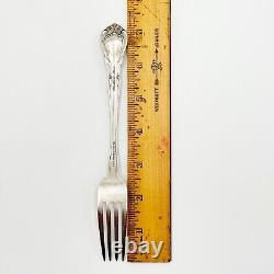 2 Alvin Sterling Silver Dinner Forks 1940 Chateau Rose Pattern 7-1/4