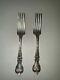 (2) Majestic By Alvin Sterling Silver Dinner Fork 7.5 Mono
