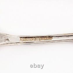 3 Alvin Arts & Crafts Sterling Silver Seafood Forks Maryland 1910 No Monogram