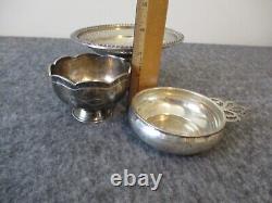 3 Sterling Silver Bowls Alvin Porringer S180+cornwell Compote 42+bhavani Read