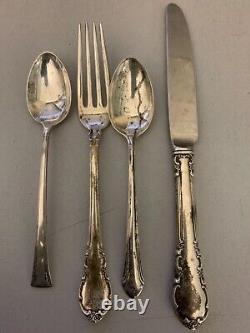48 Piece Sterling Flatware Lunt, Alvin, International Silver 4 Lbs and 4.30 ozs