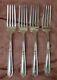 4 Alvin Della Robbia Sterling Silver Dinner Fork 7-5/8 Over 7 Troy Ounces
