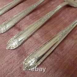 4 Alvin Della Robbia Sterling Silver dinner fork 7-5/8 over 7 Troy ounces