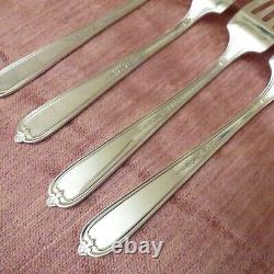 4 Alvin Della Robbia Sterling Silver dinner fork 7-5/8 over 7 Troy ounces