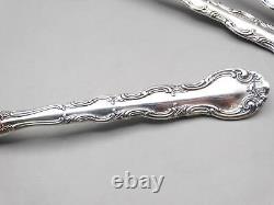 4 Alvin Sterling Silver French Scroll Teaspoons No Mono