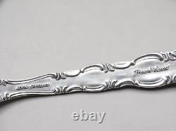 4 Alvin Sterling Silver French Scroll Teaspoons No Mono