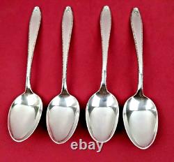 4 SOUTHERN CHARM Sterling Silver TEASPOONS By Alvin 6 No Monos