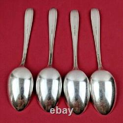 4 SOUTHERN CHARM Sterling Silver TEASPOONS By Alvin 6 No Monos