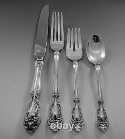 4pc. Dinner Size Place Setting (s) Chateau Rose Alvin Sterling Silver 7 in Stock