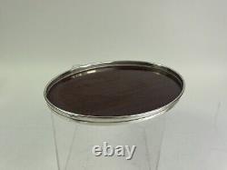 50sVintage Alvin Sterling Silver Bonbon Valet Dish Vanity Trivet Tray & Laminate