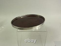 50sVintage Alvin Sterling Silver Bonbon Valet Dish Vanity Trivet Tray & Laminate