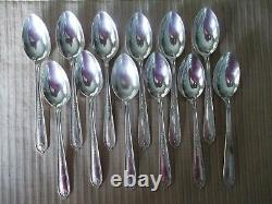 53 pc. Set, Svc for 12 & 5 Serving Pieces Alvin Sterling Silver Della Robbia