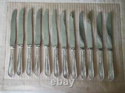 53 pc. Set, Svc for 12 & 5 Serving Pieces Alvin Sterling Silver Della Robbia