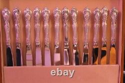 62 Pcs 12 Serving set Place Setting Chateau Rose Sterling, 1940, No Monogramed