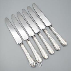 6 Alvin Maryland Sterling Handled Knives 8 ¾ Good Blades