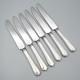 6 Alvin Maryland Sterling Handled Knives 8 ¾ Good Blades
