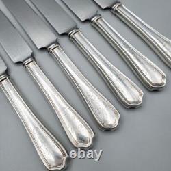 6 Alvin Maryland Sterling Handled Knives 8 ¾ Good Blades