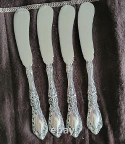 7 Piece Place Setting of Alvin Sterling Silver Prince Eugene Flatware No Mono