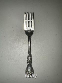 (8) Alvin Majestic Sterling Silver Salad Forks Monogrammed 6