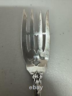 (8) Alvin Majestic Sterling Silver Salad Forks Monogrammed 6