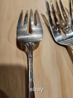 8 Pieces. MISS AMERICA 6 1/2 SALAD FORK 1931 Alvin sterling estate