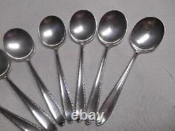 8 Southern Charm Sterling Silver 6.25 Round Soup Spoons by Alvin NO MONO