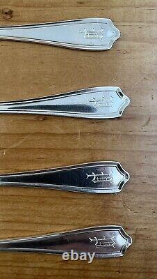 8 Vintage Alvin Sterling Silver 167.5 Grams Maryland Pattern Knives Has Monogram