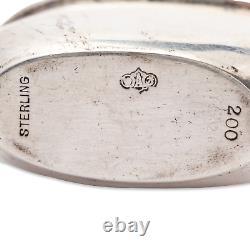 ALVIN AMERICAN STERLING SILVER OVERLAY & GLASS FLASK With REMOVABLE CUP LATE 1800S