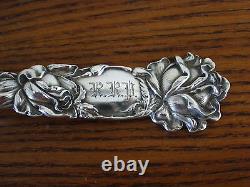 ALVIN Antique Sterling Silver BRIDAL ROSE 8-3/8 SPOON c1903 XC 32