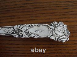 ALVIN Antique Sterling Silver BRIDAL ROSE 8-3/8 SPOON c1903 XC 32