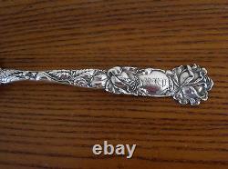 ALVIN Antique Sterling Silver BRIDAL ROSE 8-3/8 SPOON c1903 XC 32