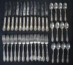 ALVIN Prince Eugene Sterling Silver Flatware 36pc. Set