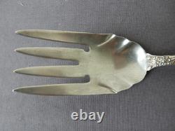 ALVIN STERLING COLD MEAT FORK BRIDAL BOUQUET FLOWERS 8 7/8 84 grams