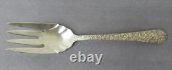 ALVIN STERLING COLD MEAT FORK BRIDAL BOUQUET FLOWERS 8 7/8 84 grams