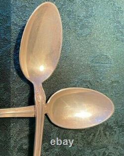 ALVIN STERLING SILVER PRINCE EUGENE iced tea spoons set of four, 7 ½