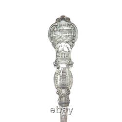 ALVIN Sterling Silver Antique Art Deco The Capitol Washington DC Coffee Spoon
