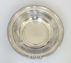 ALVIN Sterling Silver Deep 10 Fruit Bowl # D 1003, 335 grams