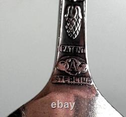 ALVIN Sterling Silver MARIE ANTOINETTE Teaspoon Dessert Spoons Set of (6)