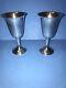 Alvin Sterling Silver S249 6 1/2 Tall Vintage Plain Set Of Two